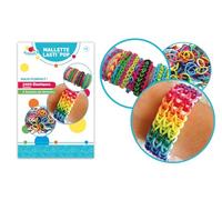 FLYPOP'S - Malette de 2400 Elastiques - Loisir Créatif - 038659 - Multicolore - Plastique - Bijoux - Jouet Enfant - Bracelet - DIY - À Partir de 5 ans