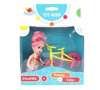 FLYPOP'S - Mini Poupée - Jouet pour Enfant - 070506LIN - Modèle Aléatoire - Plastique - Mannequin - Doll - Mannequin - 12 cm x 4,5 cm - À Partir de 3 Ans