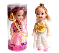 FLYPOP'S - Mini Poupées - Jouet pour Enfant - 010007A - Multicolore - Plastique - Mannequin - Doll - Mannequin - Mini Miss - 10 cm x 4,5 cm - À Partir de 3 Ans