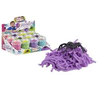 FLYPOP'S - Pack de 12 Crazy Worm - Pâte Sensorielle avec Insecte Surprise - Jeu de Kermesse - 035645PA - Modèle Aléatoire - 65 GR - Cadeau - Anniversaire - Jouet - À Partir de 6 Ans