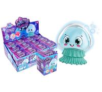 FLYPOP'S - Pack de 12 Kit Slime Méduse - Pop - 031095PA - Bleu - Pop - Phosphorescent - Jouet Enfant - Créativité - Activités Manuelles - Cadeau - Anniversaire - Pâte Gluante - À Partir de 6 Ans
