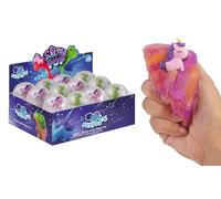 FLYPOP'S - Pack de 12 Pots de Slime avec Figurine - Pop - 031096PA - Multicolore - Licorne - Dinosaure - Jouet Enfant - Sensoriel - Cadeau - Anniversaire - Pâte Gluante - À Partir de 6 Ans