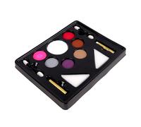 FLYPOP'S - Palette de Maquillage - Maquillage Festif - 259214 - 9 Couleurs - Peau Sensible - Testé en Laboratoire - Fête - Carnaval - Anniversaire - Enfant - Déguisement - À Partir de 3 ans