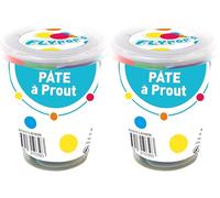 FLYPOP'S - Pâte À Prout - Blagues - 031039A - Couleur Aléatoire - Plastique - Enfant - Anniversaire - Farce et Attrape - 7 cm x 6 cm - À Partir de 3 Ans (Lot de 2)