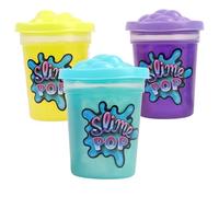 FLYPOP'S - Pot de Slime - Pop - 031097 - Couleur Aléatoire - 100Gr - Jouet Enfant - Cadeau - Activités Manuelles - Jouet Enfant - Anniversaire - Pâte Gluante - À Partir de 6 Ans