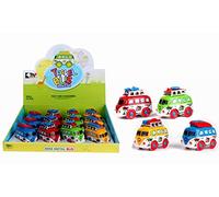 FLYPOP'S - Van - Mini Véhicule - 023619 - Couleur Aléatoire - Métal - Véhicule Friction - Vacance - Jouet Enfant - 9,5 cm x 7,5 cm - À Partir de 3 Ans