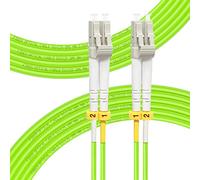 FLYPROFiber Câble patch à fibre optique OM5 LC vers LC 15 m | Options de longueur : 0,2 m à 20 m, 40 Go/100 Go Duplex LC-LC 50/125 um câble à fibre optique multimode LSZH 15 mètres