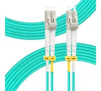FLYPROFiber Câble patch en fibre optique OM3 LC vers LC 15 m | Options de longueur : 0,2 m à 100 m, 10 Go duplex LC-LC 50/125 um multimode LSZH 15 m