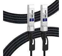 FLYPROFiber Câble Twinax en cuivre à attache directe passive 5 m 10 G SFP+ compatible avec Cisco SFP-H10GB-CU1M, Ubiquiti, Netgear, Mikrotik, D-Link, Mellanox, Supermicro et plus encore.