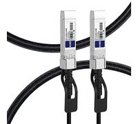 FLYPROFiber CDL Micro Câble Twinax en cuivre à attache directe passive 10 G SFP+ compatible avec Cisco SFP-H10GB-CU2M, Ubiquiti, Netgear, Mikrotik, D-Link, Mellanox, Supermicro et plus encore 2 m