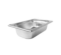 FLYQUIPE Bac Gastronorme Anti-Corosion en INOX Résistance thermique -40°C à 300°C (GN 1/4, Profondeur 65mm)