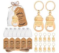 flysclean Lot de 50 décapsuleurs pour bébé, cadeaux de fête prénatale pour invités de retour, fête de mariage, souvenirs, cadeaux d'anniversaire pour enfants