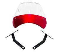 Flyscreen Carénage Pare-Brise de Moto pour Benda 300 BD300 AV&Ant Déflecteur Vent