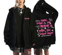 Flyself Hommes Femmes Kpop 樂-Star Rockstar Zippé Sweat À Capuche E-Girl Y2K Gothique Manches Longues Hoodie Sweatshirts Harajuku Pull Bang Chan Changbin Hyunjin Felix Jeongin Minho Woojin