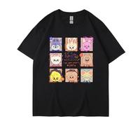 Flyself Unisexe Kpop T-Shirts Hommes Femmes Manches Courtes Impression Coton Top Chemisier Bang Chan Changbin Hyunjin Felix Seungmin Jeongin Jisung Minho Woojin