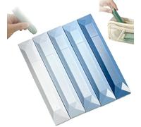 FlyShangUgo 2025 NEW Double Sided Tape Pens, Double Sided Glue Pen for Wrapping, 5/10Pcs Crafts Tape Glue Tape Pens for Scrapbook Supplies Crafting, Cards, Photo, Album, Journal (Blue-A)