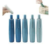 FlyShangUgo 2025 NEW Double Sided Tape Pens, Double Sided Glue Pen for Wrapping, 5/10Pcs Crafts Tape Glue Tape Pens for Scrapbook Supplies Crafting, Cards, Photo, Album, Journal (Blue-B)