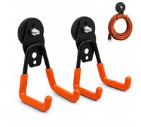 FlyShangUgo Heavy-Duty Magnetic Double-Claw Hook, Strong Utility Van organization, Double Hooks for Garage, Heavy Duty Magnetic Attachment for Hanging Tools and Organizing Equipment (2, M)