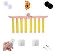 FlyShangUgo Reaction Challenge Game, Catching Sticks Game with 3 Adjustable Speed, Remote controllable Reactions Training Toy and Reactions Games, Family Games for Kids and Adults (Style-B)