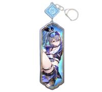 Flyshun Acheron Aventurine Anime Acrylique Porte-clés Ornements Acrylique Porte-clés Cosplay Accessoires Collections Périphériques, Silver Wolf, taille unique