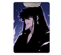 Flyshun Anime Jinwoo Sung Figurines PP Classeur Plastique - 30 x 21 cm (A4), pour L'école et le Bureau (Jinwoo Sung 9)