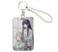 Flyshun Frieren Porte-cartes multifonction de style anime - Protection fine pour cartes de bus, cartes d'identité, cartes de crédit, etc. 7 x 10 cm, Loin 4, Standard, Classique