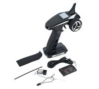 Flysky FS GT2B 2.4G 3CH LED émetteur et récepteur pour modèle de bateau de voiture RC