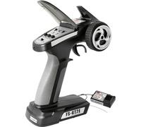 FlySky FS-GT2E Radiocommande à poignée pistolet 2,4 GHz Nombre de canaux: 8 avec récepteur