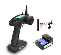 Flysky FS-GT5 6CH AFHDS RC Transmitter w/ FS-BS6 Receiver for RC Car Boat