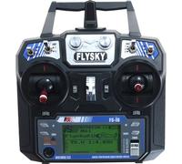 FlySky FS-i6-M2 Emetteur 6 voies 2,4 GHz avec interface iBus pour RC Heli Glider Quadcopter DIY-Drone, gaz à droite