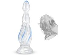 FLYSL 188mm Plug Anal Gode Anal Sex Toys Anals,Plug Anale,Prostate Homme,Godemichets Sex Toýs Femme,Perles Anales Buttplug avec Ventouse,Dilatateur Anus XXL,Jouet Sexualité Couple (S)