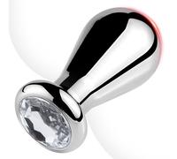FLYSL 6.0 Plug Anal en Métal Sex Toys Anals,Plug Anale,Prostate Homme en Acier Inoxydable,Gode Anal Perles Anales Masturbateur,Dilatateur Anus XXL,Jeux Sexuelle Adulte Couple (M)