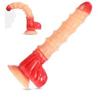 FLYSL Gode Anal Gode Cheval avec Ventouse,Plug Anale,Prostate Homme,Godemichets Sex Toýs Femme,Masturbateurs Masculins Stimulation Point G,Dilatateur Anus XXL,Jouet Sexualité Couple (Réaliste, L)