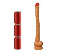 FLYSL Gode XXL Large - Plug Anal Géant 40cm en Silicone Souple,Stimulateur Anal Extralong avec Base Sécurisée,Plug Anale Homme/Femme,Sex Toýs Couple