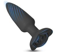 FLYSL Plug Femme Débutante,Plug Anal avec Embout Lisse et Base Sécurisée,Plug Anale,Prostate Homme,Sex Toys Anals Intime en Silicone Médical Hypoallergénique,Sex Toýs Couple (M)