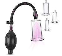 FLYSL Suceurs de Clitoris Kit de Ventouse de Mamelon,Stimulateur de Clitoris avec 3 Ventouses Fortes,Succion Intense des Mamelons et du Vagin,Sex Toys Plaisir Ensemble de Masturbateur Sexuel
