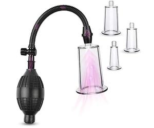 FLYSL Suceurs de Clitoris Kit de Ventouse de Mamelon,Stimulateur de Clitoris avec 3 Ventouses Fortes,Succion Intense des Mamelons et du Vagin,Sex Toys Plaisir Ensemble de Masturbateur Sexuel
