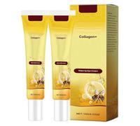 Flysmus Crème contour des yeux au collagène + venin d'abeille, crème contour des yeux au venin d'abeille Flysmus, crème contour des yeux, anti-rides, réduit les rides (2)