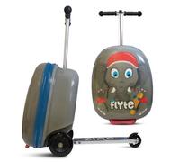Flyte Eddie L'éléphant Enfant Valise Scooter, Gris, 18-inch
