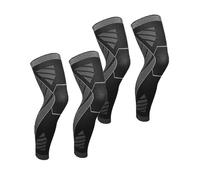 Flytex Lot de 2 paires de manchons de compression Flytex V2 pour genoux et jambes