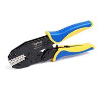 Flytuo Pince à sertir avec pince à sertir thermorétractable et pince à sertir thermorétractable pour connecteurs électriques isolés AWG 22-10 (0,5-6,0 mm²)