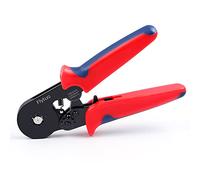 Flytuo Pince à sertir hexagonale AWG23-10 HSC8 6-6 auto-réglable à cliquet pour bornes de câbles, manchons d'extrémité