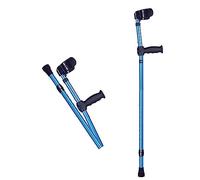 FLYUFO Béquilles Avant-Bras pour Adultes, Canne Pliable pour Le Voyage, Béquille Orthopédique pour Adulte,Marche médicaux réglables en Hauteur