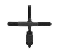 Flywheel Puller Tool 6 en 1 | M10 M16 M18 M24 M27 Thread Sizes | Carbon Steel Motorcycle Moped Puller | Universal Fit for Most Types
