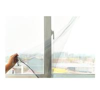 Flyzzz Magic Polyester Fabric Screen Window, Anti-Insect Fly Bug Moustiquaire Mesh Screen Protector Window Curtain, Taille: 150x180cm (Approche 59.05x70.86 Pouces) (10-Pack, Noir)