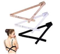 FLZONE Extension Réglable Sangle,3 Pack Rallonges Soutien Gorge Ajustable Profond V Cou Sangle pour Dame Fille Robe Dos Nu Fête De Mariage Nue Noir Blanc
