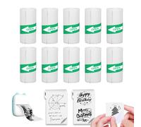 FLZONHUT Papier Thermique,10 Rollen Appareil Photo Impression,57 x 25 mm Rouleau de Papier,Rouleau pour Imprimante Thermique,Sans Encre,Facile à Remplacer