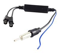 Fm Am Adaptateur Amplificateur Antenne Autoradio Double Fakra Mâle Vers Prise Din Iso Avec Amplificateur Actif 12 V Câble De Aémar