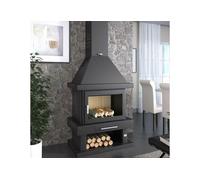 FM Calefaccion Cheminée double combustion en acier - 14 kW - C-200