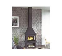 FM Calefaccion Cheminée double combustion en acier 3 faces - 11 kW - C-303TFK